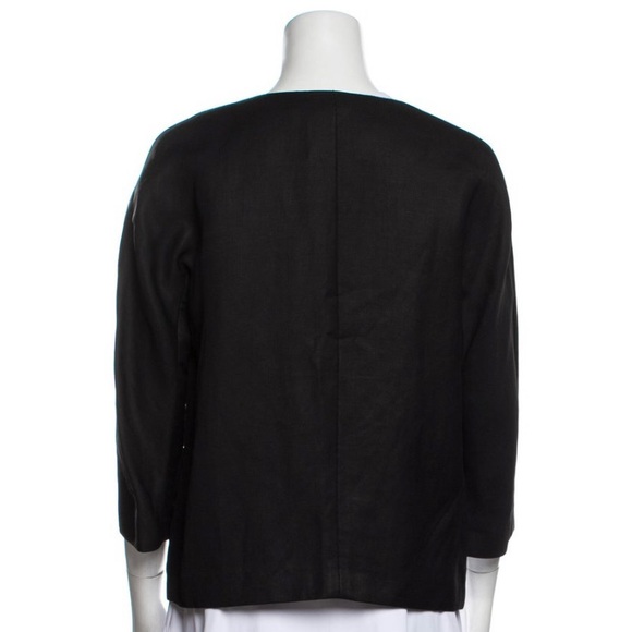Vera Wang✨Minimal Linen jacket - Picture 3 of 3